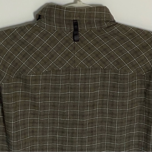 rag & bone Brown Plaid Casual Button Down Shirt - Picture 8 of 14